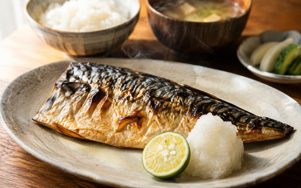 塩さばの塩焼き